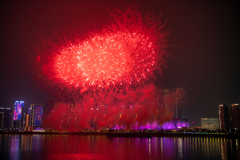 杭州烟花节2022图片