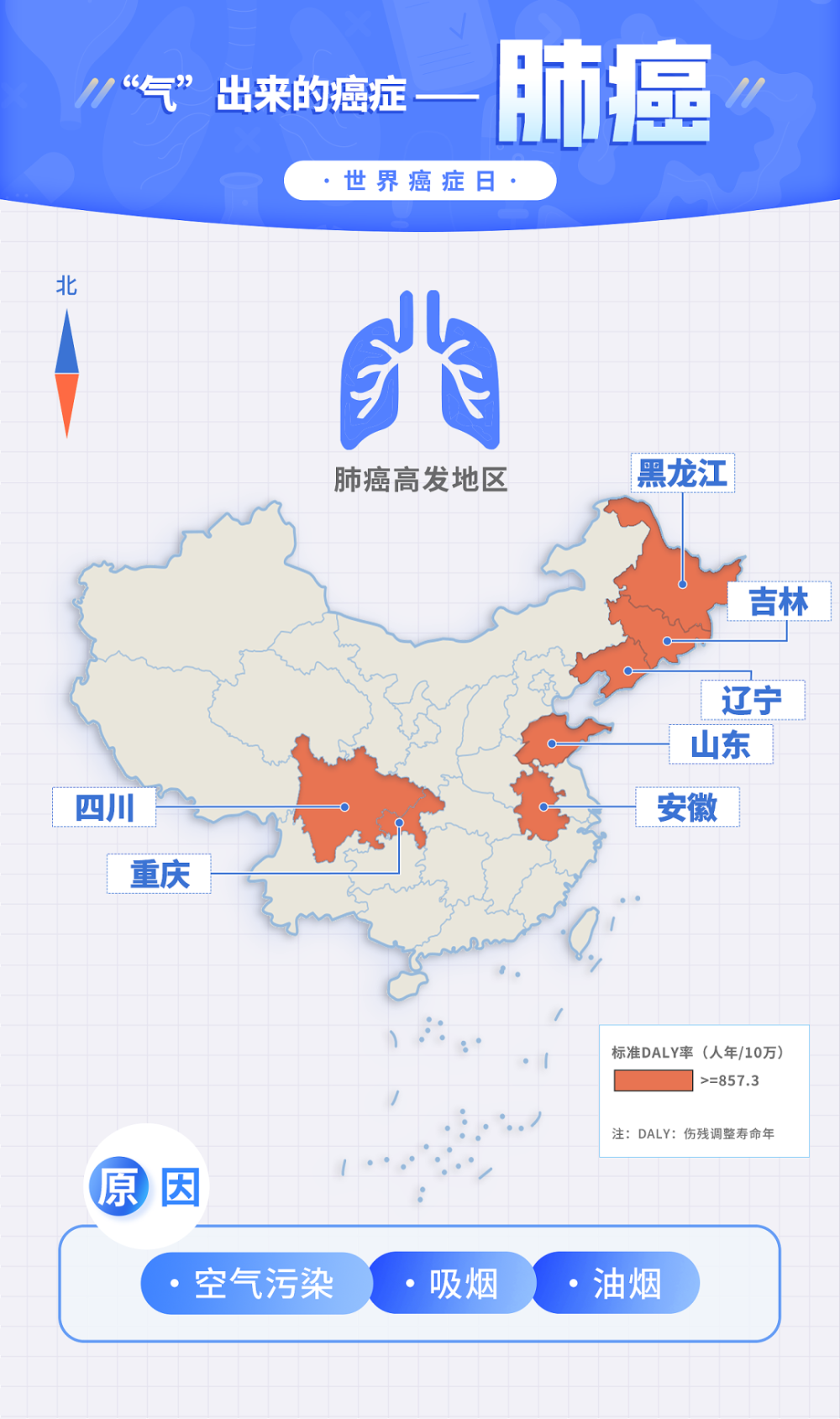 中国癌症地图图鉴:东北地区肺癌高发,广东人最被吃所累!_腾讯新闻