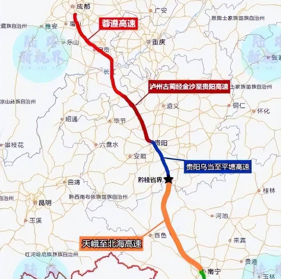 仁遵高速路线图图片