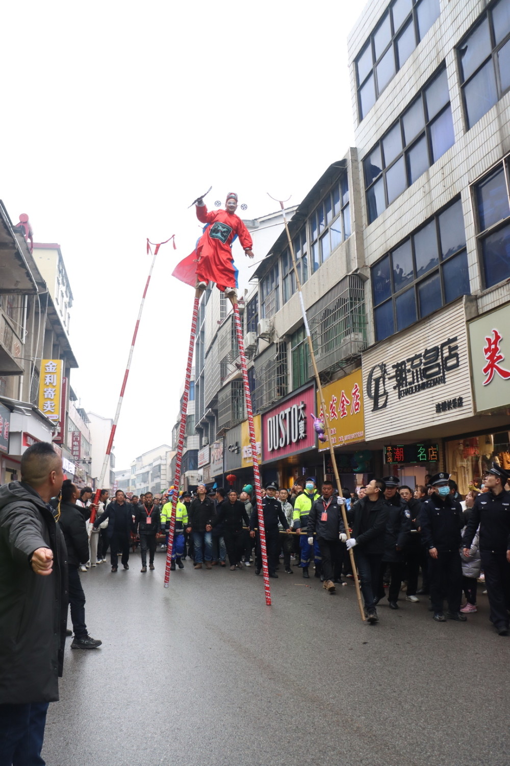 长乐镇高跷图片