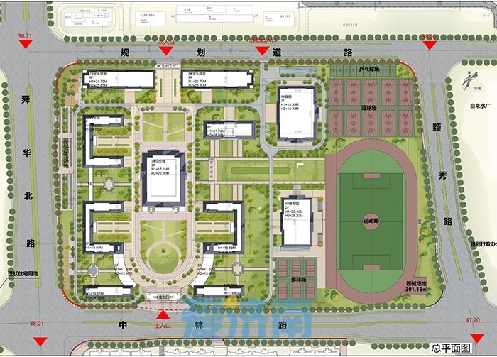 济南这一片区将迎来一所高中60班可容纳3000学生