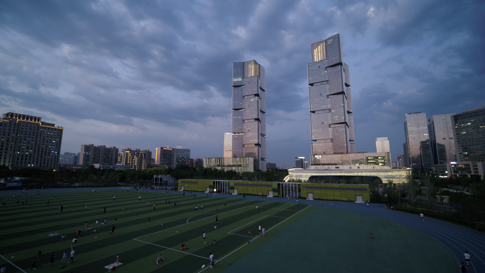 郑东新区市民体育公园图片