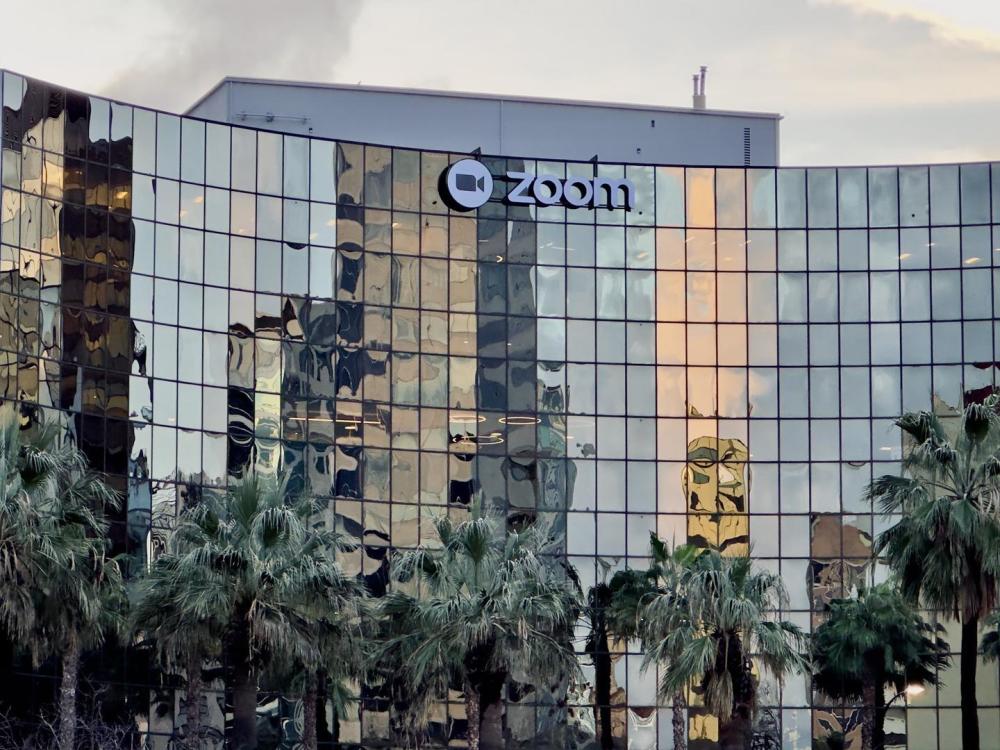 zoom位于美国加州硅谷圣何塞市的总部大楼.