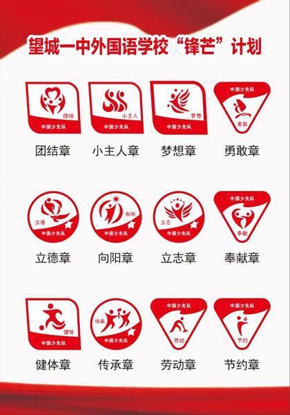 集齐12个成长章展锋芒看望城一中外国语学校雷小锋如何养成