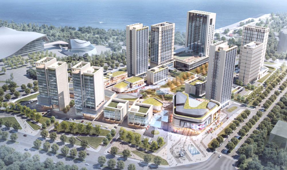 旅游共享中心项目引入国际一线设计单位,建设超五星级威斯汀酒店和