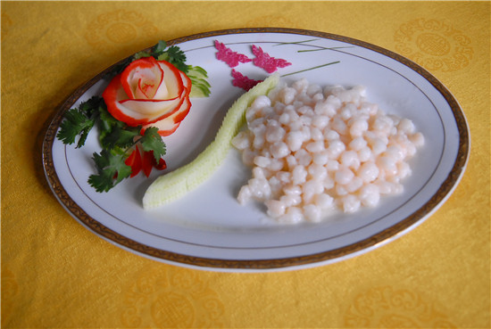 运河情淮扬味白袍虾仁爽口脆嫩鲜美至极