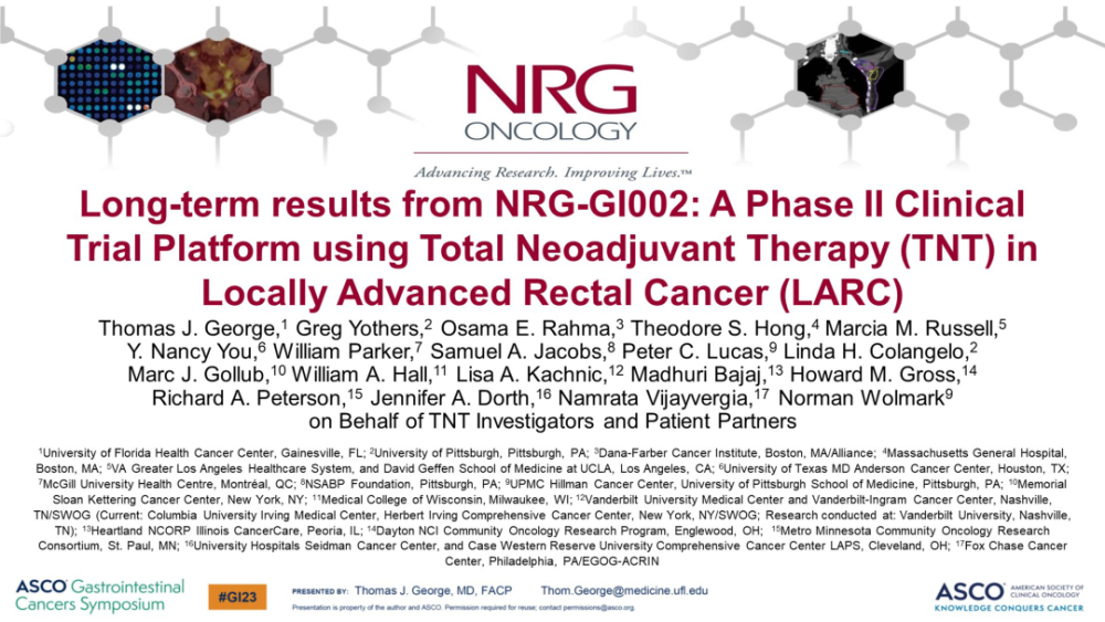 2023 ASCO GI｜结直肠癌SUNLIGHT研究与NRGGI002研究浅析_腾讯新闻