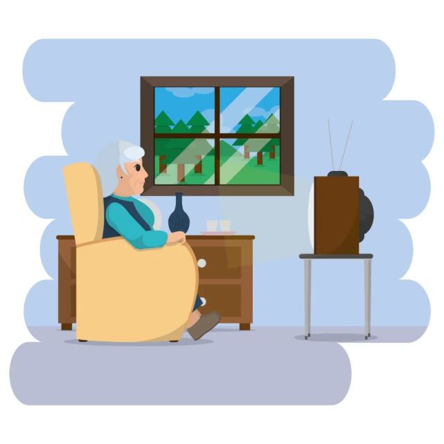 久坐看电视身体易疼痛