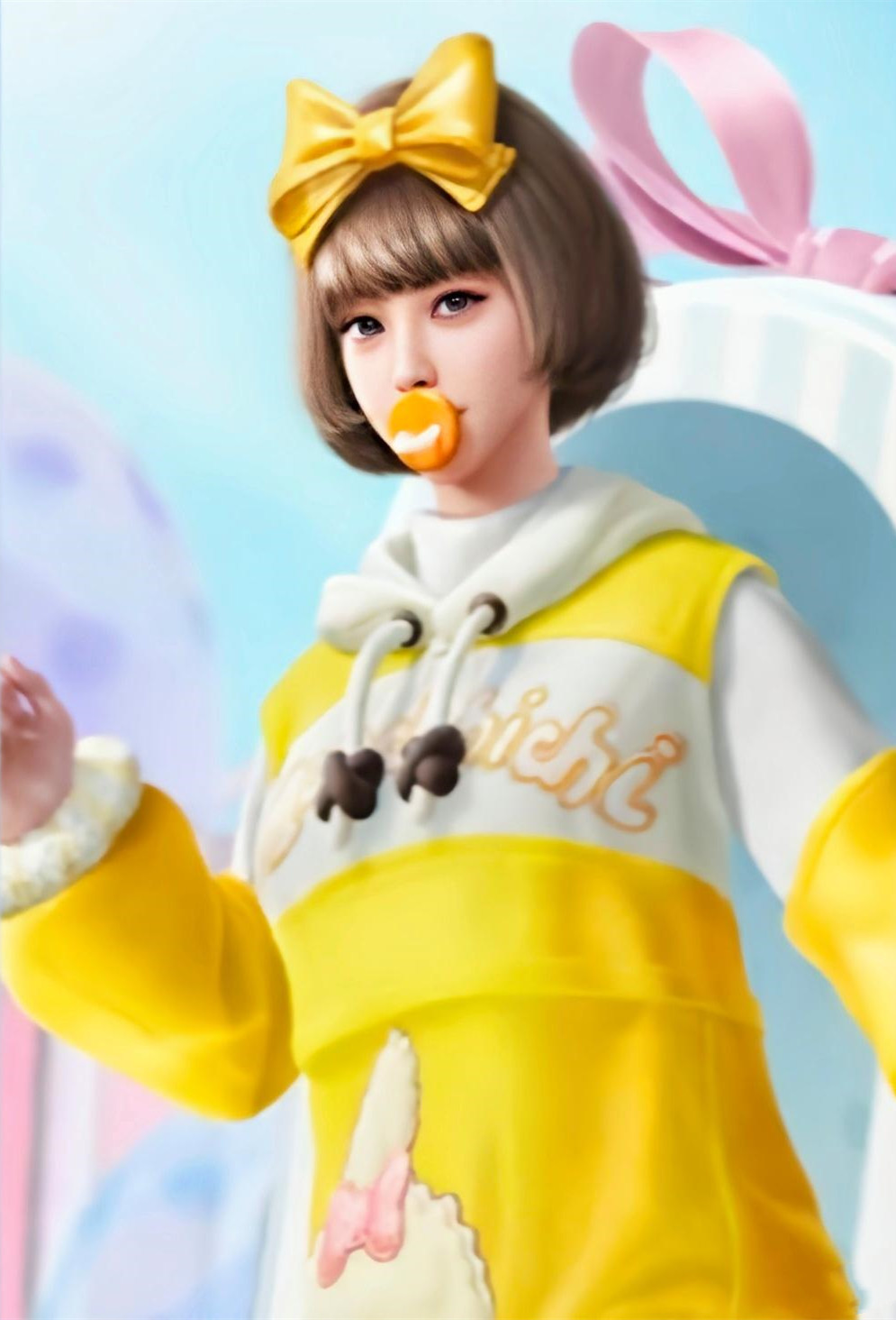 接下来的"幸福萌趣趣",则是《和平精英》中颇受玩家欢迎的类型,粉色