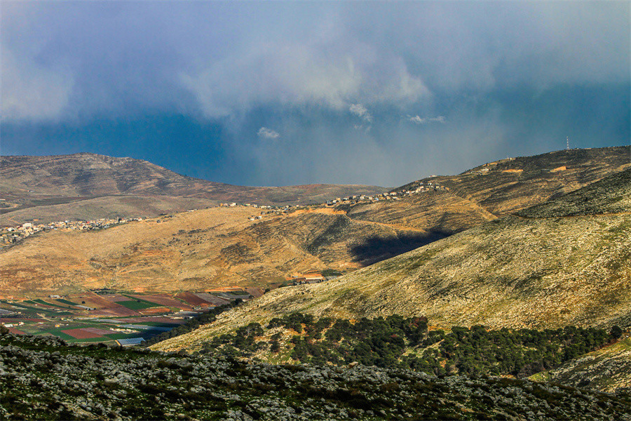 巴勒斯坦纳布卢斯山区景观壮美