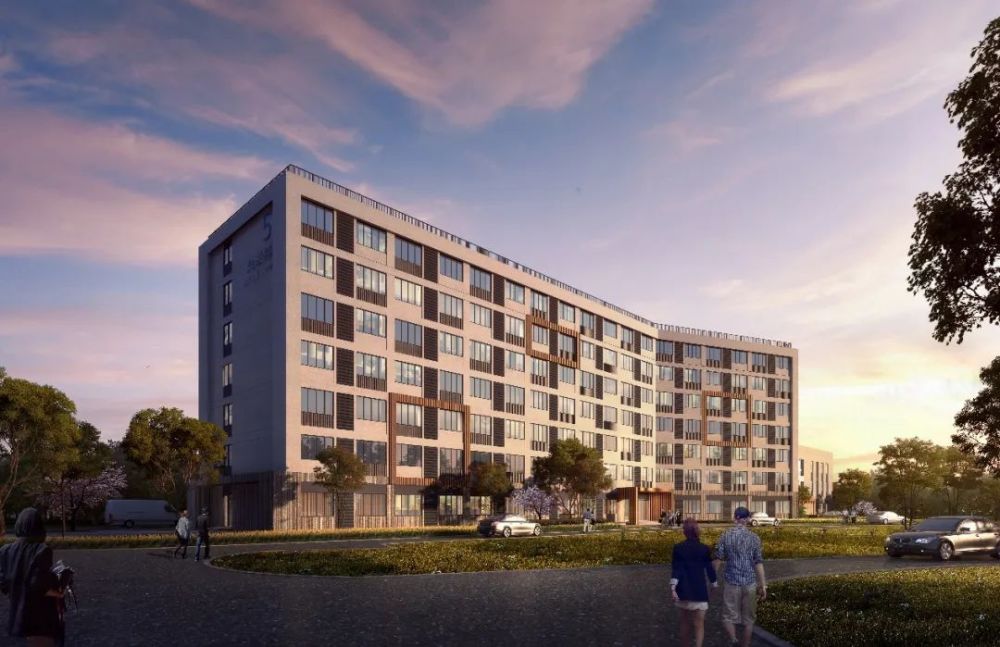 福利院建设内容拟建一栋多层建筑效果图主要经济技术指标用地面积