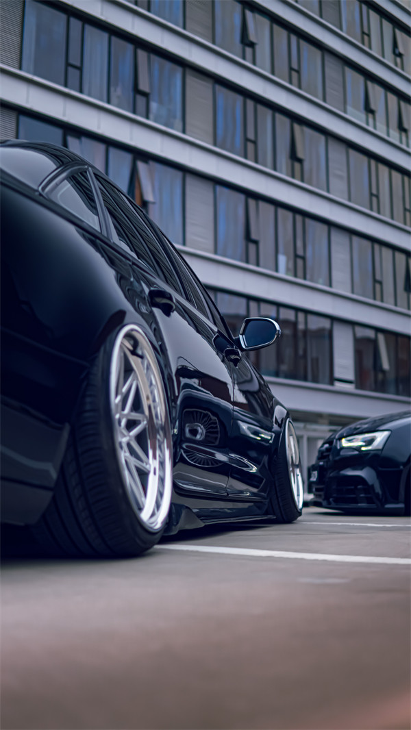 诠释#低趴#奥迪a6改装airbft气动避震案例_腾讯新闻