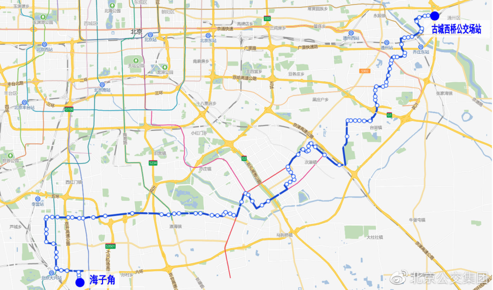 2月25日起,北京公交新开913路_腾讯新闻