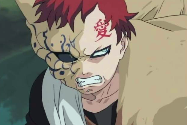 相比于其他人柱力的妖狐之裳状态,我爱罗的凭依体状态可以说是非常之