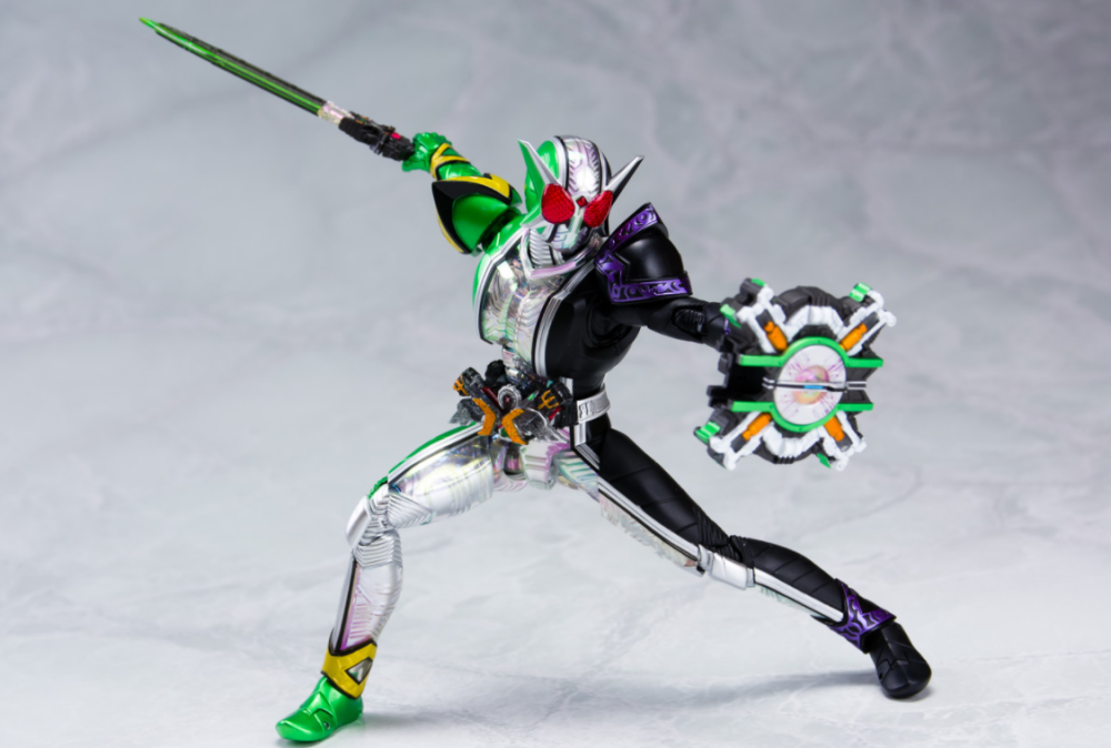 假面骑士w最终形态真骨雕手办实物玩具把皮套的颜值拉高了三倍