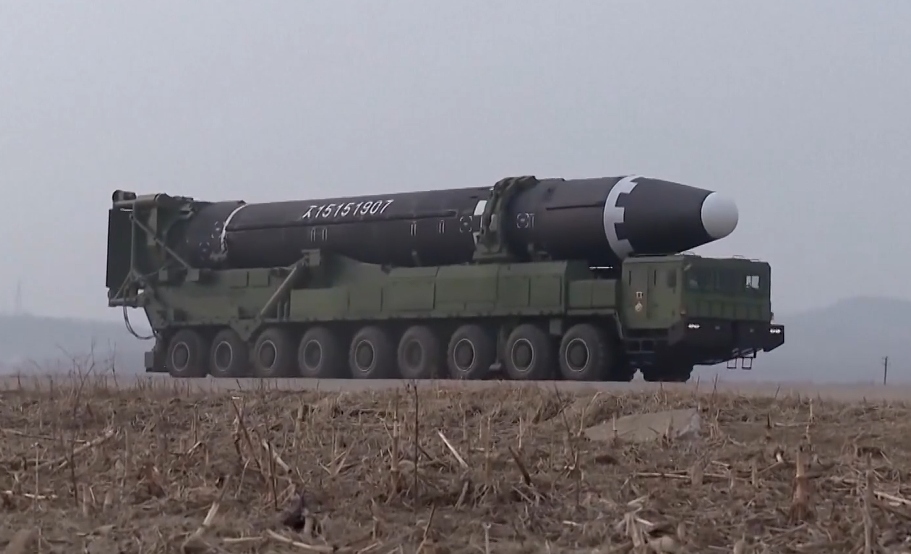 朝鲜公布洲际弹道导弹发射画面