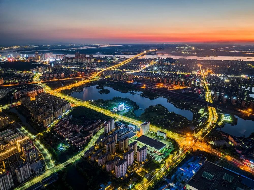 绝美夜芜湖高清大图