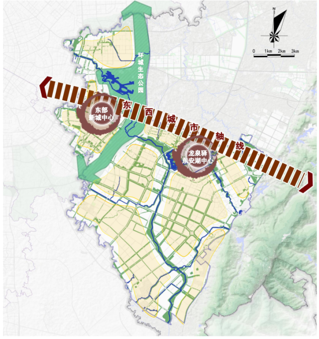 龙泉驿东安新城规划图图片