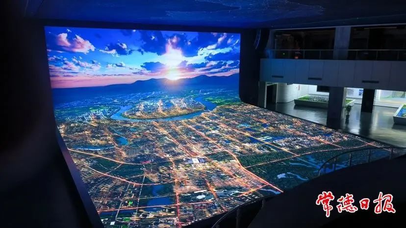 裸眼3d数字沙盘常德地图星空顶常德市规划展示馆本周六焕然上新
