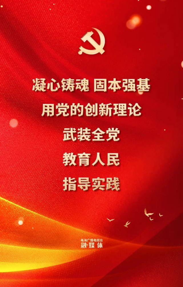 凝心铸魂固本强基丨乌海早学习114