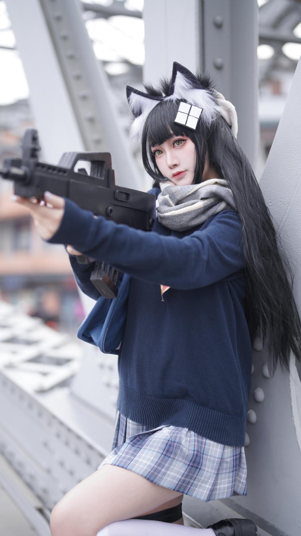 少女前线95式cosplay正片纯白毕业祭