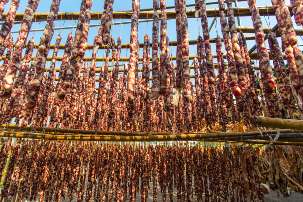 连州东陂腊味产业链发展推进乡村振兴