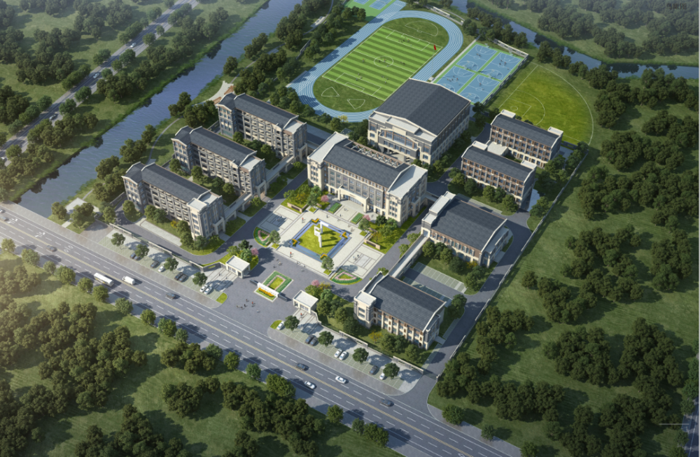 台州市椒江下陈中学迁建工程6767主体完工将在今年9月迎新