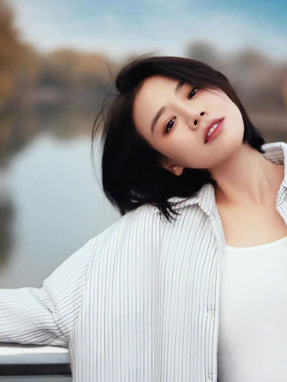 适合:鹅蛋脸/心形脸超短发"发言人"郭采洁,在综艺节目中,曾分享过她的