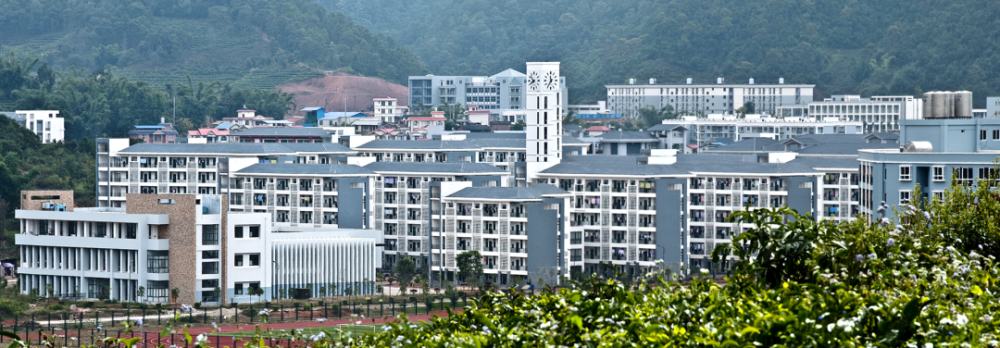 校園景區綠化景觀戶外教室普洱學院一草一木皆教育