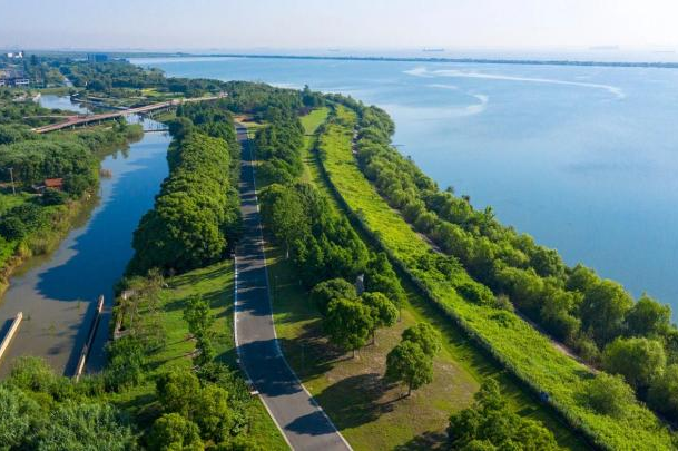 太仓浏河长江口风景区图片