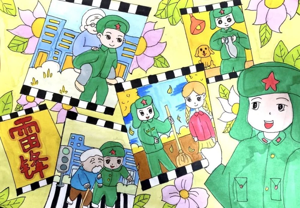 京城小画师共绘心中"真善美"_腾讯新闻