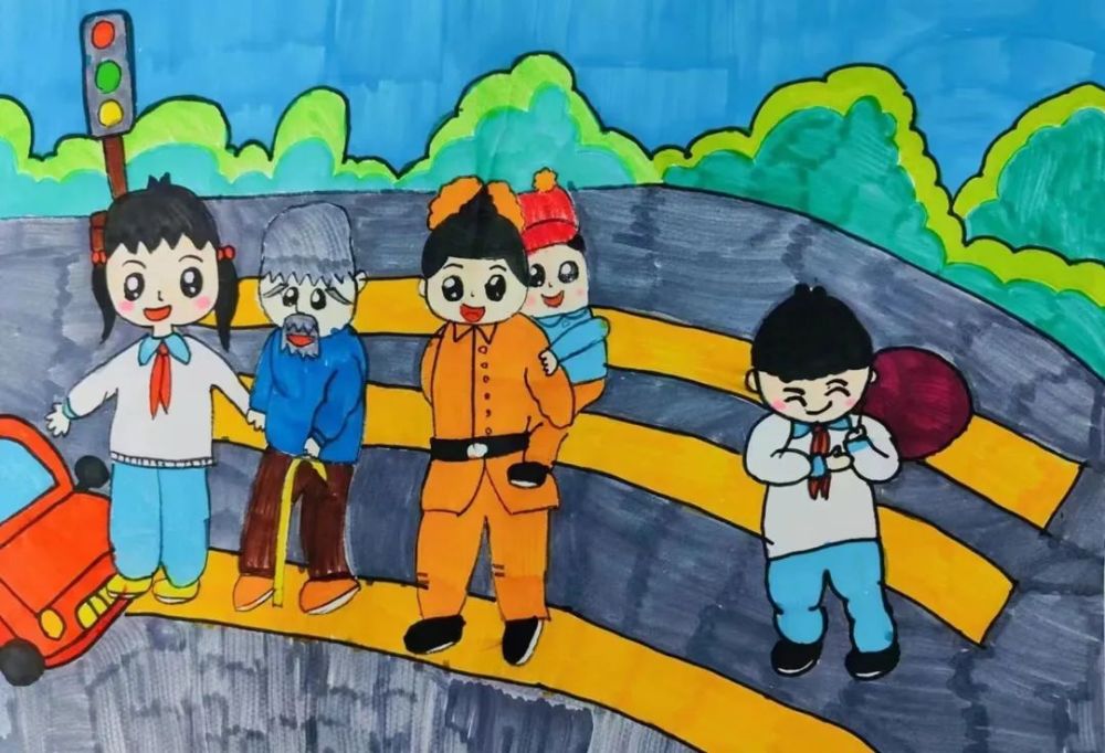 京城小画师共绘心中"真善美"_腾讯新闻