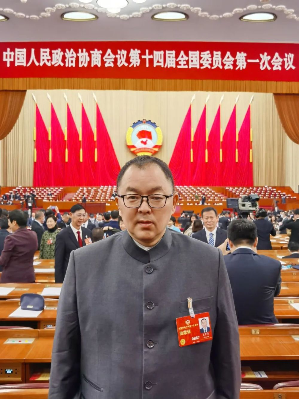 今年是王平久履职新一届全国政协委员的第一年.