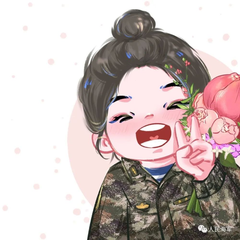 女军官,女兵,女文职,一组超可爱的动漫头像送给最美的你们_腾讯新闻