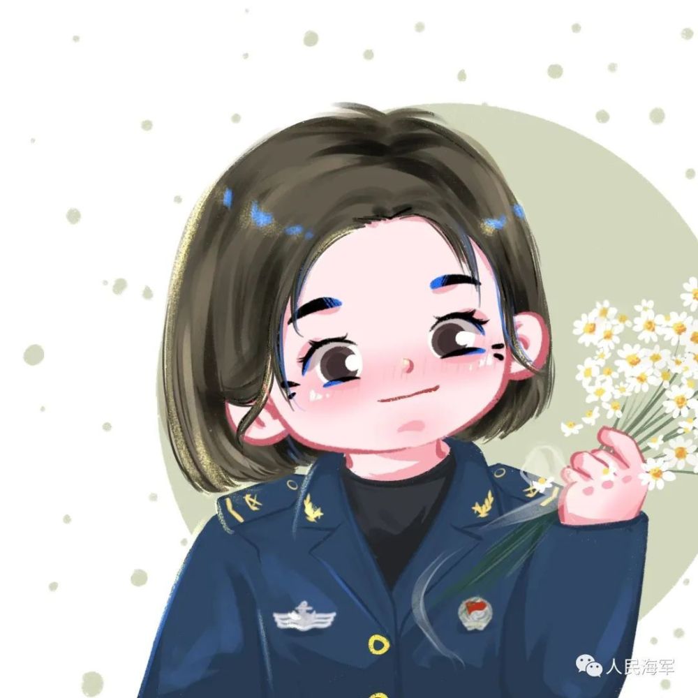女军官,女兵,女文职,一组超可爱的动漫头像送给最美的你们_腾讯新闻