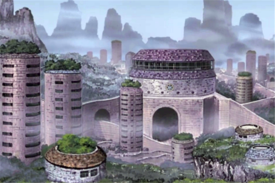 火影忍者中五影大楼外貌一览土影的像奥利给雷影的好看又豪华