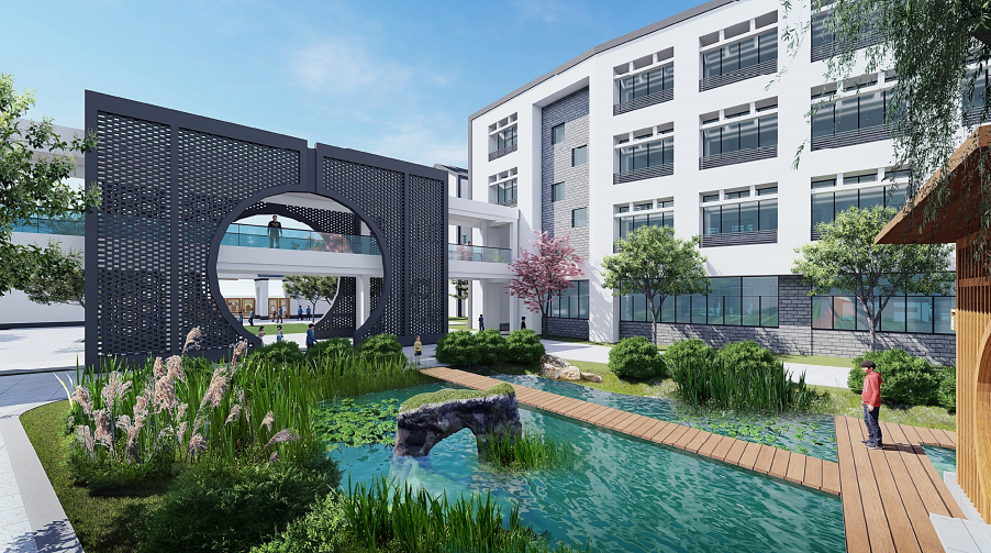 今年底建设基本完成台州市文渊小学扩建工程最新建设进度