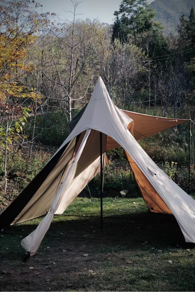 中式户外美学:海南体博会上的露营中国风_腾讯新闻