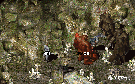 恶魔祭坛里面刷新着两只boss,即双头金刚和双头血魔,它们有几率掉落