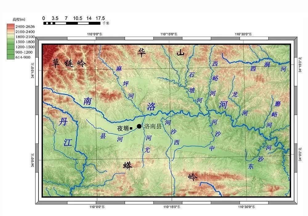 洛南夜塬遗址位置图夜塬遗址发现于2011年,位于商洛市洛南盆地西部,处