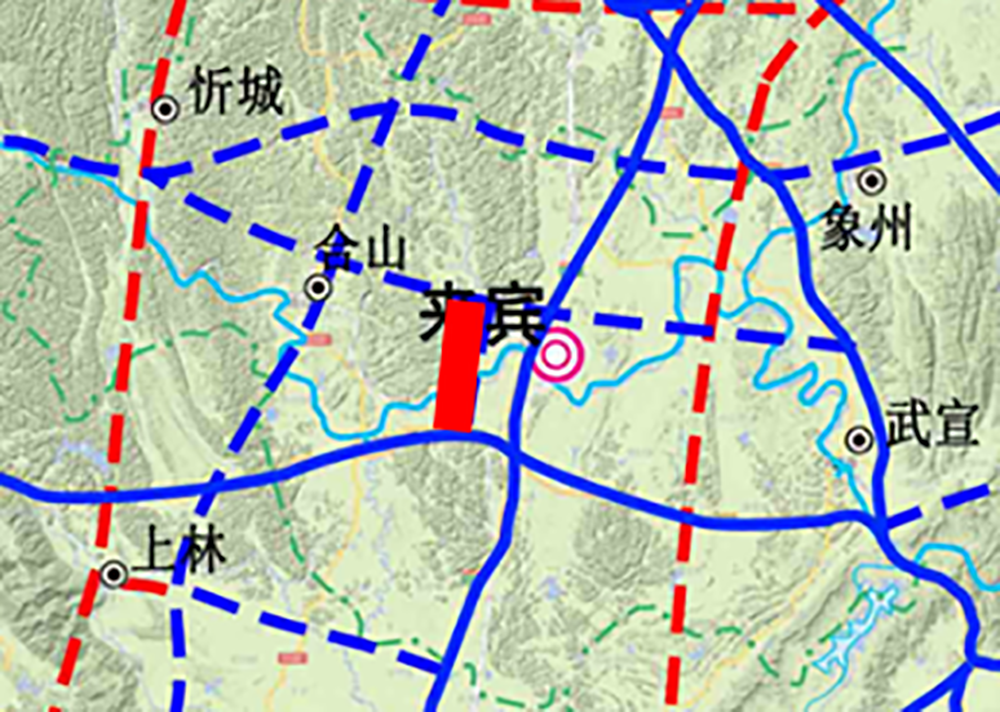 《廣西高速公路網規劃(2018—2030 年)》中新增6條城市過境線中的一條