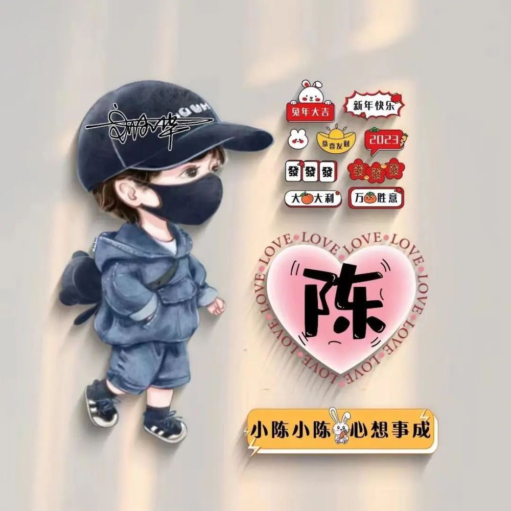姓氏起源与姓氏头像制作第五期陈