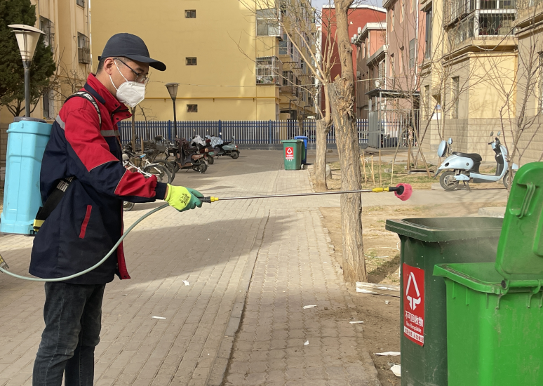 全面消杀中卫开展全城熏杀消毒工作