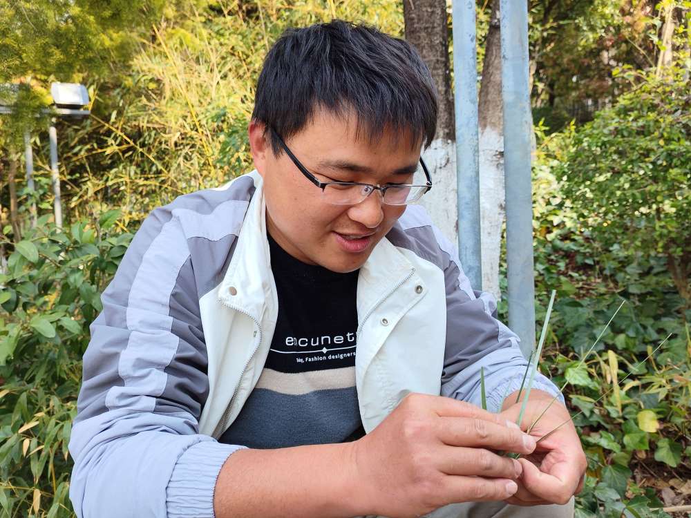 开屏人物90后棕编手艺人胡建飞一叶载匠心指尖造就动物世界