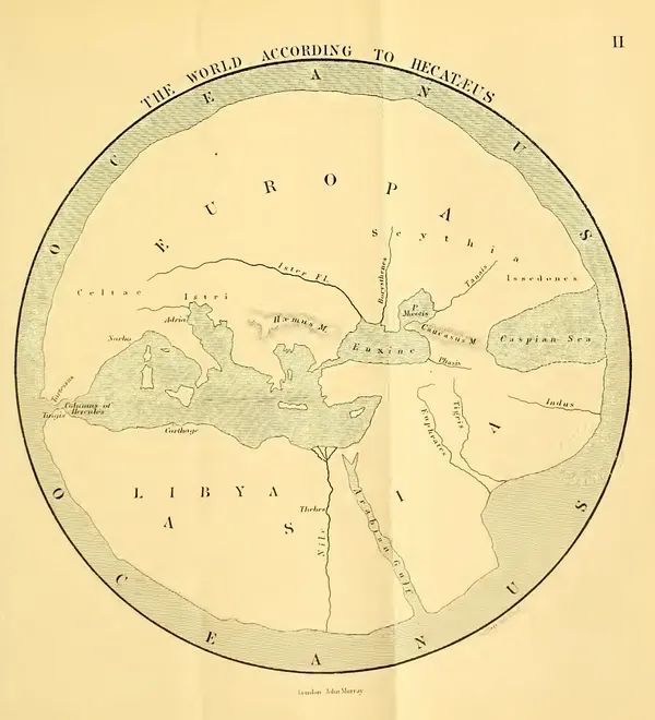 古希腊人对"人居世界"的划分取得重要突破,这得益于以米利都为中心的