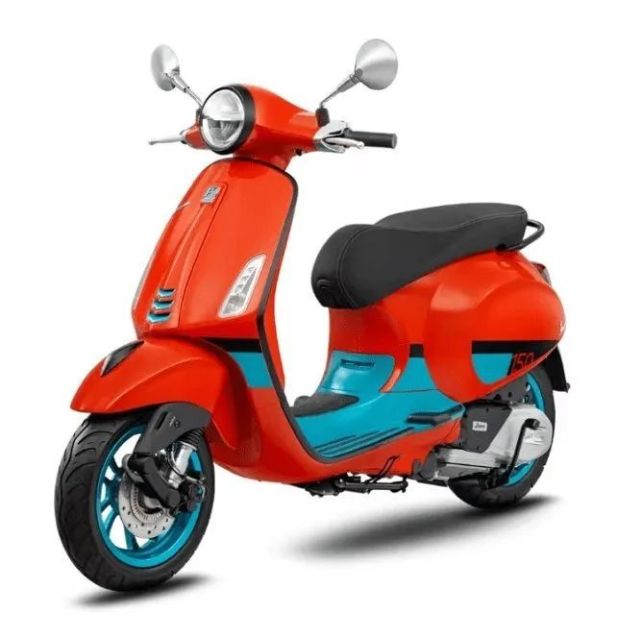 vespa发布撞色限量款车型售价171万但是新台币坏笑