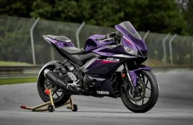 好骚啊梦幻紫配色雅马哈r3来了售价不变