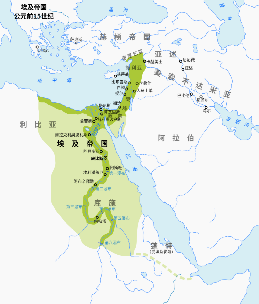 图特摩斯三世埃及版图图片