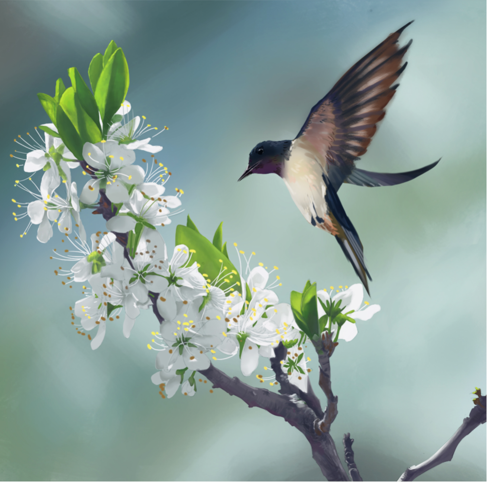 "燕子初归风不定,桃花欲动雨频来.