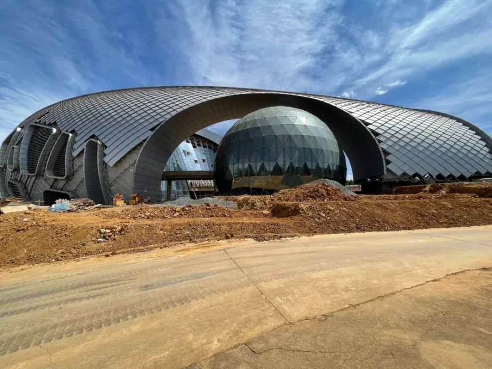形似"巨蛋" ,云南省科技馆新馆复工_腾讯新闻